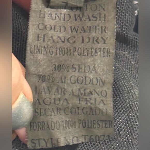 Y2K Miilla Silk Sequin Babydolll Lace Trim Mini Dress M NWT Party Boho Glam - Picture 10 of 10